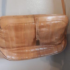 Vintage Genuine EelSkin Handbag - Made in Korea